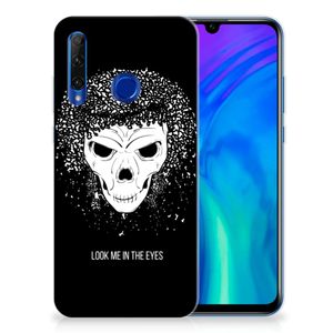 Silicone Back Case Honor 20 Lite Skull Hair