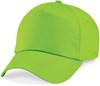 Beechfield CB10 Original 5 Panel Cap - Lime Green - One Size