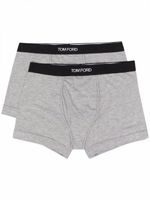 TOM FORD lot de deux boxers à taille à logo - Gris - thumbnail