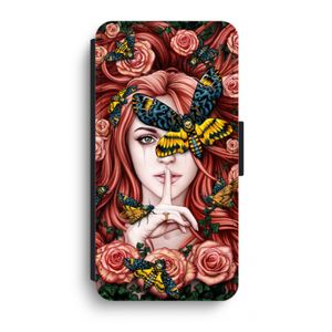 Lady Moth: iPhone XR Flip Hoesje