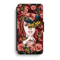 Lady Moth: iPhone XR Flip Hoesje