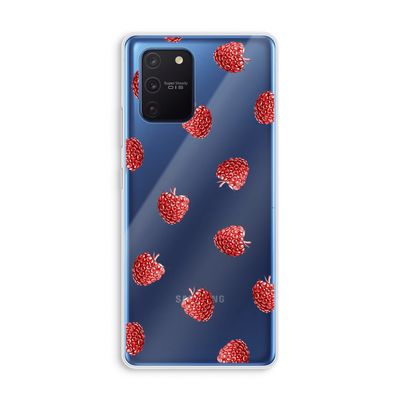 Framboosjes: Samsung Galaxy Note 10 Lite Transparant Hoesje