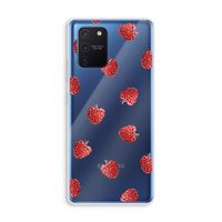 Framboosjes: Samsung Galaxy Note 10 Lite Transparant Hoesje