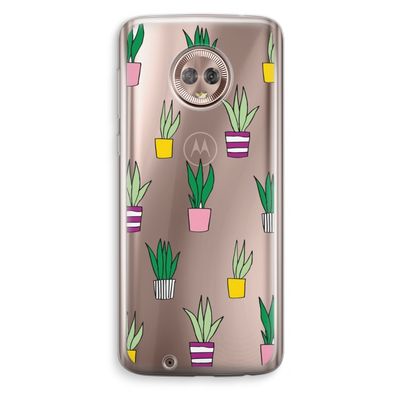 Sanseveria: Motorola Moto G6 Transparant Hoesje