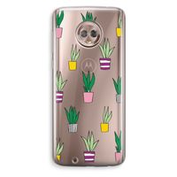 Sanseveria: Motorola Moto G6 Transparant Hoesje