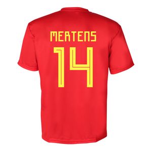 Belgie Voetbalshirt Mertens Thuis 2018-2020 Kind / Volwassenen