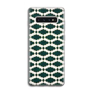 Moroccan tiles: Samsung Galaxy S10 4G Transparant Hoesje