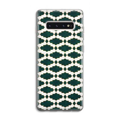 Moroccan tiles: Samsung Galaxy S10 4G Transparant Hoesje