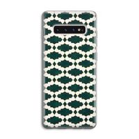 Moroccan tiles: Samsung Galaxy S10 4G Transparant Hoesje