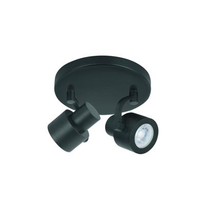 Highlight SpotAlto zwart 2-lichts rond - S7395.01
