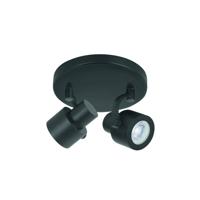 Highlight SpotAlto zwart 2-lichts rond - S7395.01