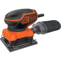 BLACK+DECKER 220W handpalm vlakschuur 1/4 vel vlakschuurmachine