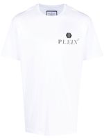 Philipp Plein t-shirt à plaque logo - Blanc - thumbnail