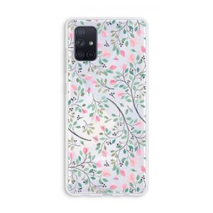 Sierlijke bloemen: Galaxy A71 Transparant Hoesje