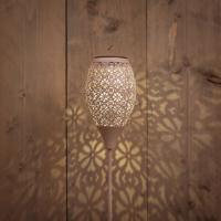 Solar fakkel metaal 78x10 cm zand - Annas collection