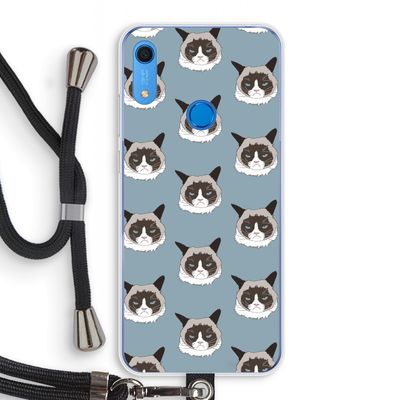 It's a Purrr Case: Huawei Y6s Transparant Hoesje met koord
