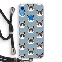 It's a Purrr Case: Huawei Y6s Transparant Hoesje met koord