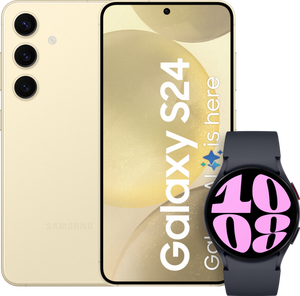 Samsung Galaxy S24 256GB Geel 5G + Galaxy Watch 6 Zwart 40mm