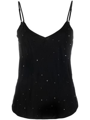 Zadig&Voltaire débardeur à ornements en cristal - Noir
