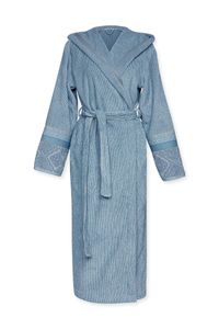Pip Studio Bathrobe Soft Zellige Blue/Grey M
