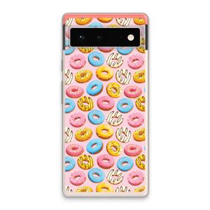 Pink donuts: Google Pixel 6 Transparant Hoesje