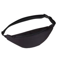 Heuptasje - zwart - 35 x 15 cm - festivaltasjes- Fanny pack - polyester - verstelbaar - buideltasje