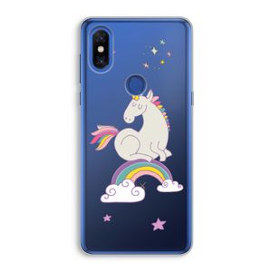 Regenboog eenhoorn: Xiaomi Mi Mix 3 Transparant Hoesje