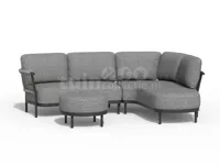 Tierra Outdoor Loungeset Fresca Organic Charcoal Left