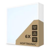 6x LED Paneel - 62 x 62 cm - 36 Watt - 4320lm (120lm/W) - 6000K daglicht wit - Flikkervrij - UGR22 - 50.000 branduren - Incl. Philips Certa Drive driver