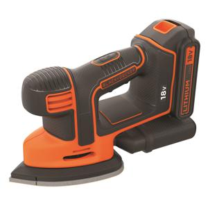 BLACK+DECKER Mouse Detail accu deltaschuurmachine BDCDS18 deltaschuurmachine Accu en oplader inbegrepen