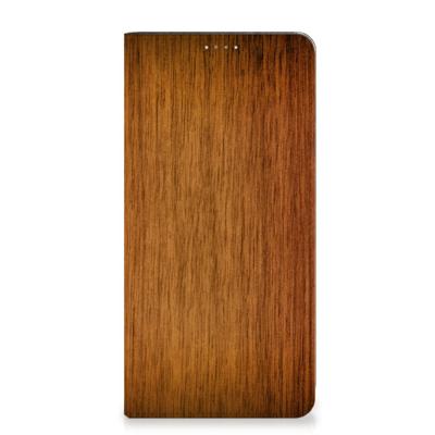 Samsung Galaxy A14 4G Book | Wallet Case | Donker Hout Samsung Galaxy A14 4G Book | Wallet Case | Donker Hout