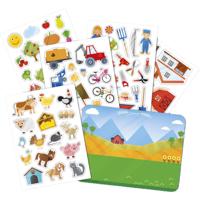 Auto raamstickers - 90x stuks - boerderij herbruikbaar