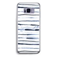 Ink Stripes: Samsung Galaxy S8 Transparant Hoesje