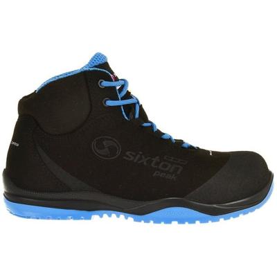 Sixton Peak 91370-01 Cuban Hoog S3 SRC ESD | Zwart/Blauw | Maat 46 - 00.091.104.46