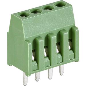 TE Connectivity 282836-5 Klemschroefblok 1.31 mm² Aantal polen 5 Groen 1 stuk(s)