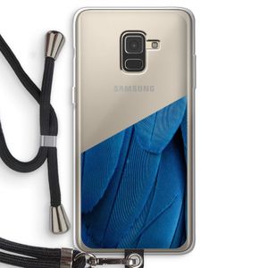 Pauw: Samsung Galaxy A8 (2018) Transparant Hoesje met koord
