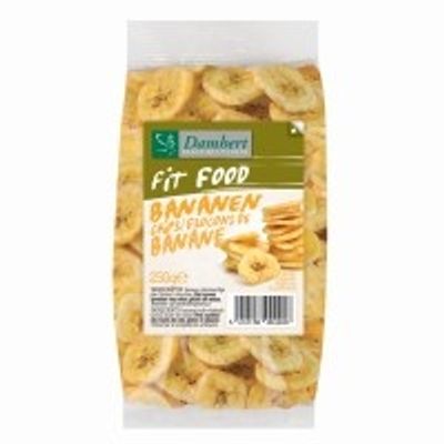 Damhert Fit food bananenchips (250 gr)