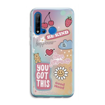 Positivity: Huawei P20 Lite (2019) Transparant Hoesje
