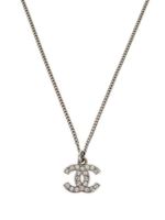 CHANEL Pre-Owned collier à strass (2010) - Argent