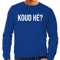 Apres ski sweater heren - koud he - blauw - apres ski party - wintersport