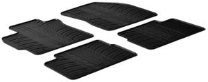 Rubbermatten passend voor Toyota Auris 2007- (T-Design 4-delig + montageclips) GL0260