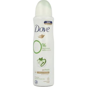 Dove Deodorant spray go fresh cucumber 0% (150 ml)