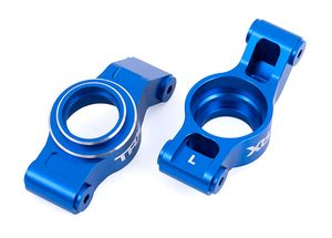 Traxxas - Carriers, stub axle (blue-anodized 6061-T6 aluminum) (left & right) (TRX-7852-BLUE)