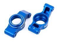 Traxxas - Carriers, stub axle (blue-anodized 6061-T6 aluminum) (left & right) (TRX-7852-BLUE) - thumbnail