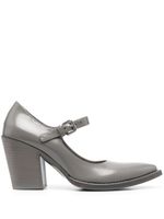 Prada escarpins en cuir 90 mm - Gris - thumbnail