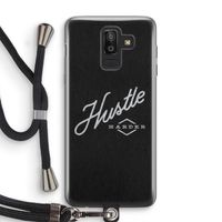 Hustle: Samsung Galaxy J8 (2018) Transparant Hoesje met koord