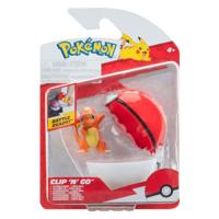 Jazwares Pokémon - clip n go charmander met pokébal