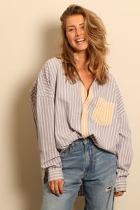 Blanca Blanca - blouse - Mia Shirt - slate