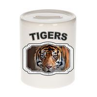 Dieren tijger spaarpot - tigers/ tijgers spaarpotten kinderen 9 cm