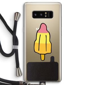 Raketijsje: Samsung Galaxy Note 8 Transparant Hoesje met koord